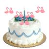 10 Pcs Miniature Flamingo Figurine Easter Cupcake Toppers, Mini Flamingo Cake Decorations for Flamingo Party Bridal Wedding Fairy Garden Decor view 3