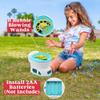 JOYIN Bubble Machine Automatic Bubble Gun Blower Blaster Toilet with 4oz Bubble Solution for Kids, Bubble Blower for Bubble Party Favors, Summer Toy, Birthday, Outdoor & Indoor Activity, Easter view 4