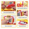 FS Pretend Play Cash Register Toy with True Barcode Scanner & Calculator, Microphone, Play Food, Supermarket Cashier, Great Pre-School Gift Cash Register for Kids Boys & Girls, Ages 3 4 5 6 8 view 2