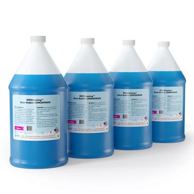 WOWMAZING Big Bubble Concentrate - Solution Making Bubbles (Makes up to 132 Gallons)  Just Add Water  Made in USA