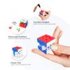 GAN 330 Keychain Cube, 3x3 Mini Key Ring, 3by3 Small Sitckerless Speed Cube, Standard Version, 1.2 Inch view 2