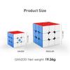 GAN 330 Keychain Cube, 3x3 Mini Key Ring, 3by3 Small Sitckerless Speed Cube, Standard Version, 1.2 Inch view 3