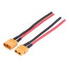 Alomejor Connector Cable 60 Male to Female Plug Extension Cable Silicone Wire 14AWG Plug Connector Cable view 1