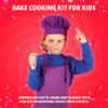 SpiceBox Kids Baking Set Bake Cooking Kit, Children's Activity Kit DIY Baking Toys, Beginner Make and Play Sweet Treats, Cookies, Pie Pops, Pretzels, 13 Sweet Creations view 2