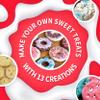 SpiceBox Kids Baking Set Bake Cooking Kit, Children's Activity Kit DIY Baking Toys, Beginner Make and Play Sweet Treats, Cookies, Pie Pops, Pretzels, 13 Sweet Creations view 4