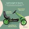 Speedster Pedal Go Kart Sporty Graphics on the Front Fairing, Adjustable Bucket Seat, 4 Spoke Rims with 10 inch EVA Wheels, Sporty 3 Point Steering Wheel view 4