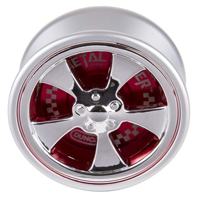 Duncan Toys Metal Racer Yo-Yo, Aluminum Advanced Level Yo-Yo with Racer Caps and SG Sticker Response, Red