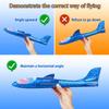 2 Pack LED Light Airplane,17.5" Large Throwing 2 Flight Mode Glider Plane,Flying Toy for Kids,Gifts for 3 4 5 6 7 8 9 Years Old Boy,Outdoor Sport Toys Birthday Party Favors Foam Airplane view 3