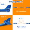 2 Pack LED Light Airplane,17.5" Large Throwing 2 Flight Mode Glider Plane,Flying Toy for Kids,Gifts for 3 4 5 6 7 8 9 Years Old Boy,Outdoor Sport Toys Birthday Party Favors Foam Airplane view 4