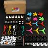 Sntieecr 6 Set 131 PCS DC Motors Kit, Mini Electric Motor 1.5-3V 15000RPM with 66 PCS Plastic Gears, Shaft Propeller, Bulbs, Buzzer Sounder, Science Experiment Set for Kid DIY STEM Engineering Project view 2