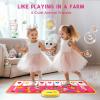 Floor Piano Mat for Toddlers, M SANMERSEN Kids Sensory Educational Dancing Keyboard Musical Mat, Animal Touch Play mat, Toddler Toys for 1 2 3 Year Old Girl Gifts view 4