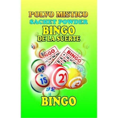 12 PIECES BRYBRADAN BINGO SACHET POWDER -BINGO DE LA SUERTE POLVO EN BOLSA 1/2 OZ 14 GR