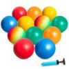 EVERICH Playground Balls Kickball, 6 or 12 Pack 8.5" Dodgeballs Bouncy Kick Balls for Kids Adults Outdoor Indoor, 4 Square Ball School Yard Games for Boys Girls 3-5 5-8 8-12 with Pump view 1