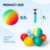 EVERICH Playground Balls Kickball, 6 or 12 Pack 8.5" Dodgeballs Bouncy Kick Balls for Kids Adults Outdoor Indoor, 4 Square Ball School Yard Games for Boys Girls 3-5 5-8 8-12 with Pump view 2