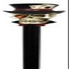 Ebros Gothic Casino Poker King Skull Gentleman with Top Hat of Aces Decorative Prop Cosplay Walking Swagger Cane Ossuary Macabre Halloween Bone Skulls Skeletons Decor Gadget Accessory view 2