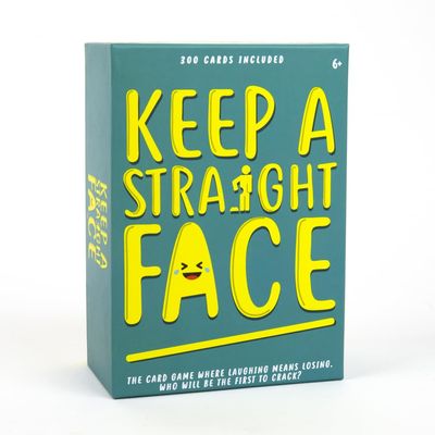 Gift Republic GR670009 Keep A Straight Face, Multicolor, 12.2 x 6.6 x 17.3 cm