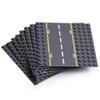 Apostrophe Games Large Building Blocks Road Base Plates Compatible with Large Building Blocks  8Pcs Straight and Curved Road Construction Blocks  7.5 x 7.5 Inch Street Baseplates, STEM Learning view 1