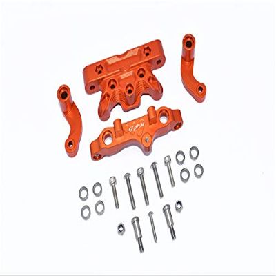 GPM ARRMA-1/5 KRATON 8S BLX-ARA110002T1/T2 Aluminum Steering Assembly -22PC Set (Orange)