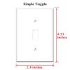 Switch Plate Single Toggle - Zebras Safari Etosha National Park Animals Dam view 2