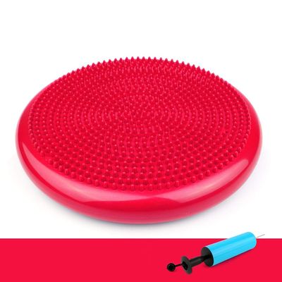 SH-PH Balance Cushion, Inflatable Anti-Slip Stability Board for Physio, Posture & Fitness, Extra Thick Wobble Cushion (Diameter: 34 Cm / 13.4 Inches) Balance Board Fidget Cushion for Adults Kids