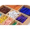 Adena Montessori Bead Set - Montessori Educational Materials, Numbers Theme, Ages Kid, 55 Sets of Colored Bead Bars (1-10) view 2