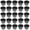 3 5/8 Black Jumbo Cup Boat RV Car Truck Poker Pool Table Sofa Inserts Large Size - 25 Pack (25) view 1
