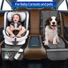 2 Pack Large Car Seat Protectors for Child & Baby, Thick Padding Waterproof, Auto Vehicle Leather Seats & Dog Mat Cover Pads, Grey view 2