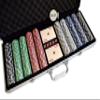 HAN'S DELTA Poker Chip Set 11.5 Gram for Texas Holdem, Blackjack, Casino Gambling with Aluminum Case, Cards, Dealer Button (Choose 300 or 500 Chips Set) (500 Chips Set) view 2