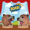 Gemini&Genius Grizzly Bear Safari Animal Hand Puppet for Kids Scary Toys for Halloween Soft Rubber and Realistic Action Figure Role Play Toys for Kids view 3