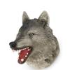 Gemini&Genius Animal Hand Puppet for Kids Soft Rubber Realistic Action Figure Role Play Toys(Wolf) view 2