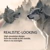 Gemini&Genius Animal Hand Puppet for Kids Soft Rubber Realistic Action Figure Role Play Toys(Wolf) view 4