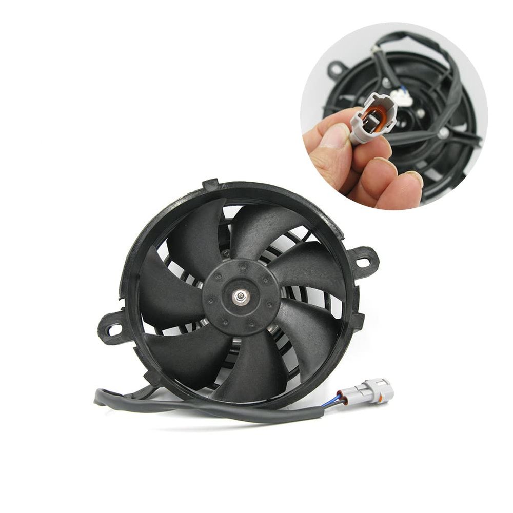 OTOM Universal Motorcycle Radiator Cooling Fan Oil Cooler Water Cooler Electric Fan 4inch 5inch for All Dirt Bike Motocross ATV (5 Inches)