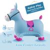INPANY Bouncy Horse Hopper Toys, Toddlers Bouncing Farm Animals, Inflatable Jumping Hopping Horse, Ride on Rubber Bouncer for Kids, Outdoor Indoor Cool Birthday Gifts for 2 3 4 Year Old Girl Boy view 2