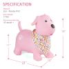 INPANY Bouncy Dog Hopper for Toddlers-Hopping/Bouncing/Bounce Hoppers, Jumping Toys, Inflatable Ride-on Animal Toy for Kids/Boys/Girls 2, 3, 4, 5 Years Old Gifts(Pump Included) view 2