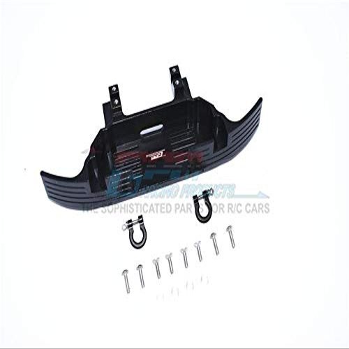 Aluminum Servo Forward Front Bumper + D-Rings For Traxxas TRX-6 Mercedes-Benz G63 (88096-4) - 15Pc Set Black