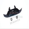 Aluminum Servo Forward Front Bumper + D-Rings For Traxxas TRX-6 Mercedes-Benz G63 (88096-4) - 15Pc Set Black view 1