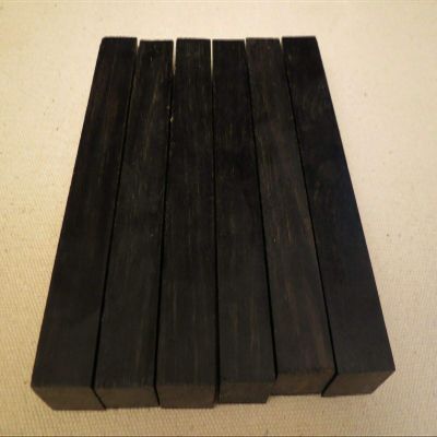 1 Pc of Gabon Ebony Pen Blank Set with Awesome Color