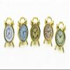 SXFSE Dollhouse Decoration Accessories, 1:12 Dollhouse Miniature Scene Model Mini Alarm Clock Play Toy 5 Pcs (Gold, 10 x 15 mm) view 1