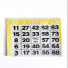 United Novelty 1 on American Games Single Face Bingo Paper Cards- Pack of 500 Cards- Color Yellow Border view 1