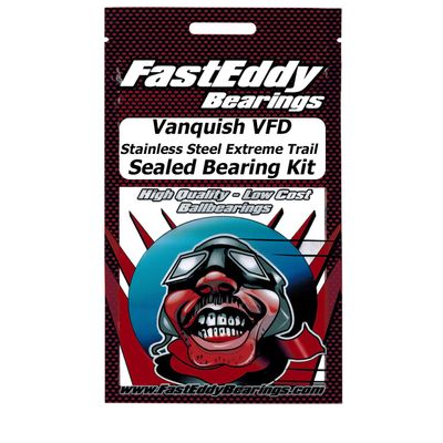FastEddy Bearings Compatible with Vanquish VFD Stainless Steel Extreme Trail Sealed Bearing Kit