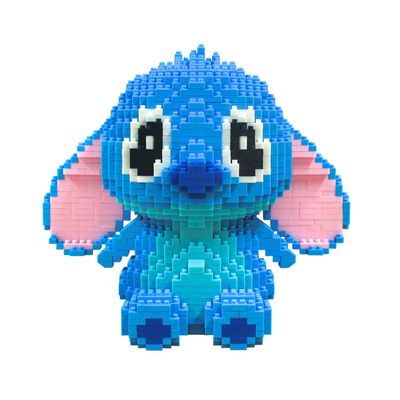 STpro Building Bricks 1700+ Pieces Set - Classic Cartoon Characters Building Blocks - Mini Building Block for Boys Girls & Adults (Blue)