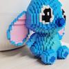 STpro Building Bricks 1700+ Pieces Set - Classic Cartoon Characters Building Blocks - Mini Building Block for Boys Girls & Adults (Blue) view 4