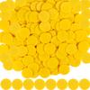 Coopay 1-1/5 inch Plastic Learning Counters Disks Bingo Chip Counting Discs Markers for Math Practice and Poker Chips Game Tokens, 200 Pieces(Yellow) view 1