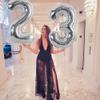 TONIFUL 40 Inch Silver Large Numbers Balloons 0-9, Number 9 Digital 9 Helium Foil Mylar Big Number Balloons for 2026 Graduation New Year Eve Birthday Party Anniversary Supplies Decorations view 3
