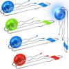 Gejoy 4 Pcs Magic Rail Twirler Kids Retro Toys Light up Magnetic Gyro Wheels Toy Gyroscope Rail Game Classic Vintage Gravity Sensory Toy Gift for Boy Girl(Wave Style,Multi Color) view 1