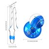 Gejoy 4 Pcs Magic Rail Twirler Kids Retro Toys Light up Magnetic Gyro Wheels Toy Gyroscope Rail Game Classic Vintage Gravity Sensory Toy Gift for Boy Girl(Wave Style,Multi Color) view 3