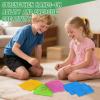 Oopsu 8 Pack Plastic Mathematical Manipulative Material Array Block Geo Board with 80 Latex Bands for Kids(4 Colors) view 4