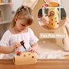 TOP BRIGHT Montessori Toys for 2 Year Old Girl and Boy, Fine Motor Skills Toddler Toys Age 2-4, Woodpecker Worm Toy Magnetic Bird Feeding Game view 4