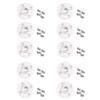 Treedix 10 pcs Servo Arm Horn Metal Aluminum 25T Servo Dics Compatible with Standard Steering Gear Servo Motor MG995 MG996 view 1