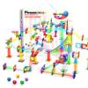 PicassoTiles 120pc Magnetic Tile Marble Run Set STEM Construction Toy with Track Building Blocks Educational Learning Compatible for Brain Development Creativity Coordination Kids Age 3 Plus PTG120 view 1